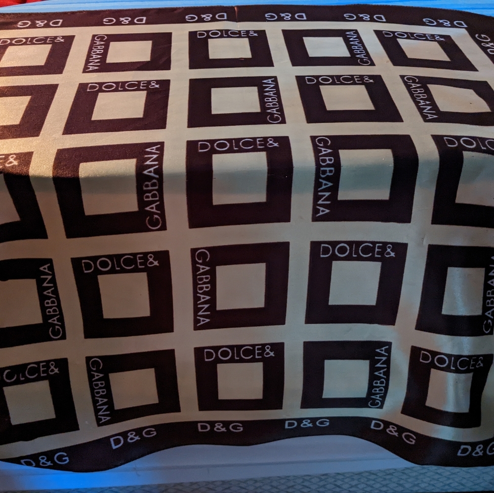 Vintage Dolce & Gabbana silk scarf